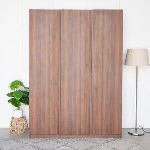 Set Tủ Quần Áo Gỗ VIENNA 3 Cánh Kệ Ngăn 4 Màu